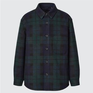 Uniqlo Unisex Plaid Over-shirt Jacket